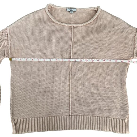 Rails Erin Sweater Knit Crewneck Blush Pink Cotton Blend Lightweight Pullover XS - Picture 6 of 14